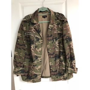 Topshop Camo Jacket